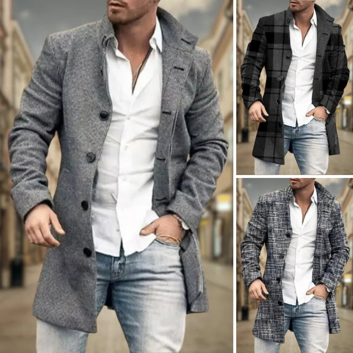 LAURENT MONACO | ELEGANCKI PŁASZCZ MĘSKI 6