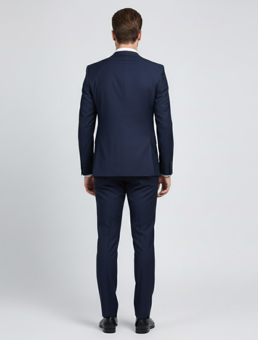 Męski garnitur dwuczęściowy slim fit