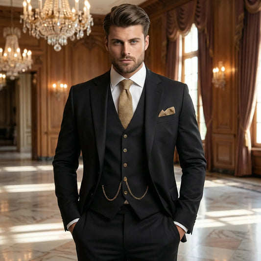 Trzyczęściowy garnitur slim fit - Yannick 1