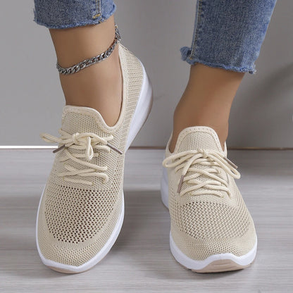 Damskie Buty Sportowe Ortopedyczne | Lekkie Tenisówki na Koturnie 0