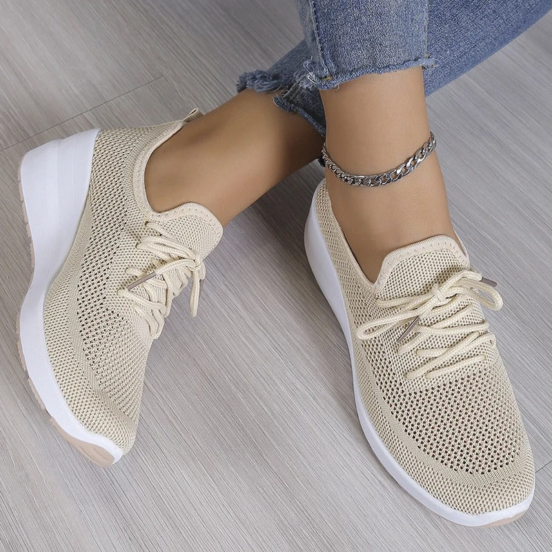Damskie Buty Sportowe Ortopedyczne | Lekkie Tenisówki na Koturnie 2