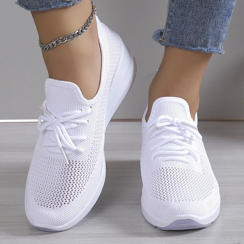 Damskie Buty Sportowe Ortopedyczne | Lekkie Tenisówki na Koturnie 5