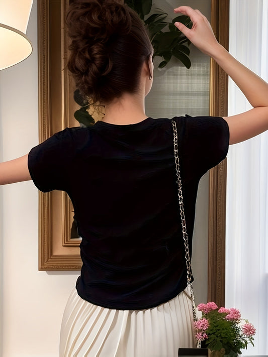 Della | Elegancki top z golfem 1