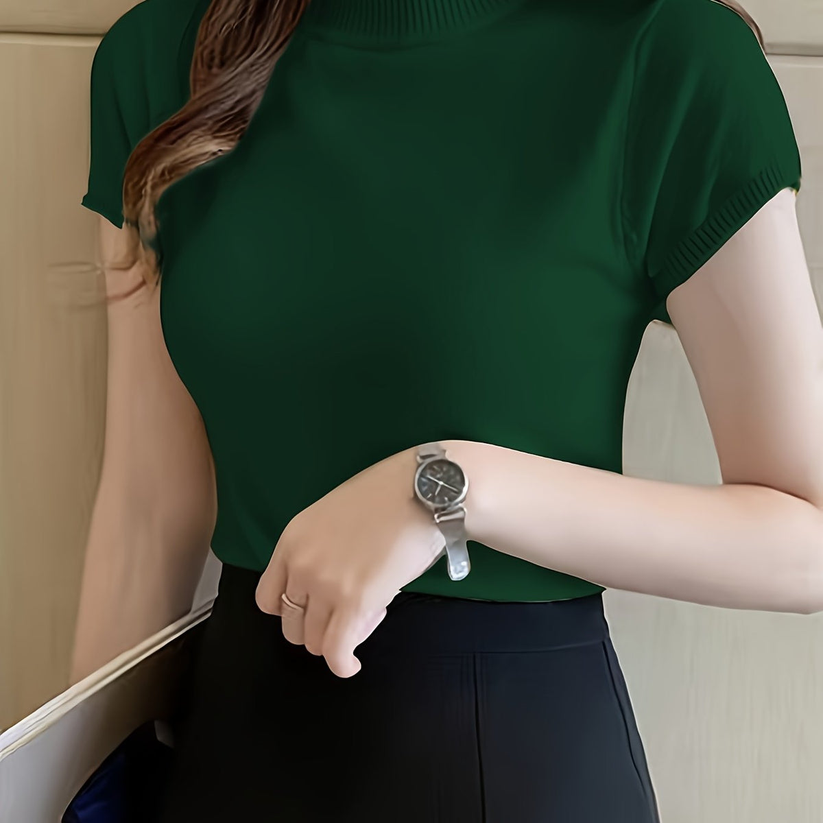 Della | Elegancki top z golfem 9
