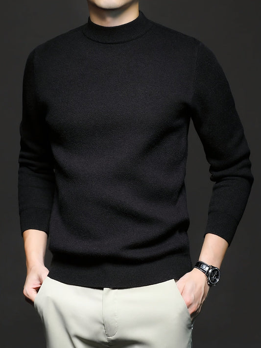 Everett | Elegancki sweter z wysokim kołnierzem 1
