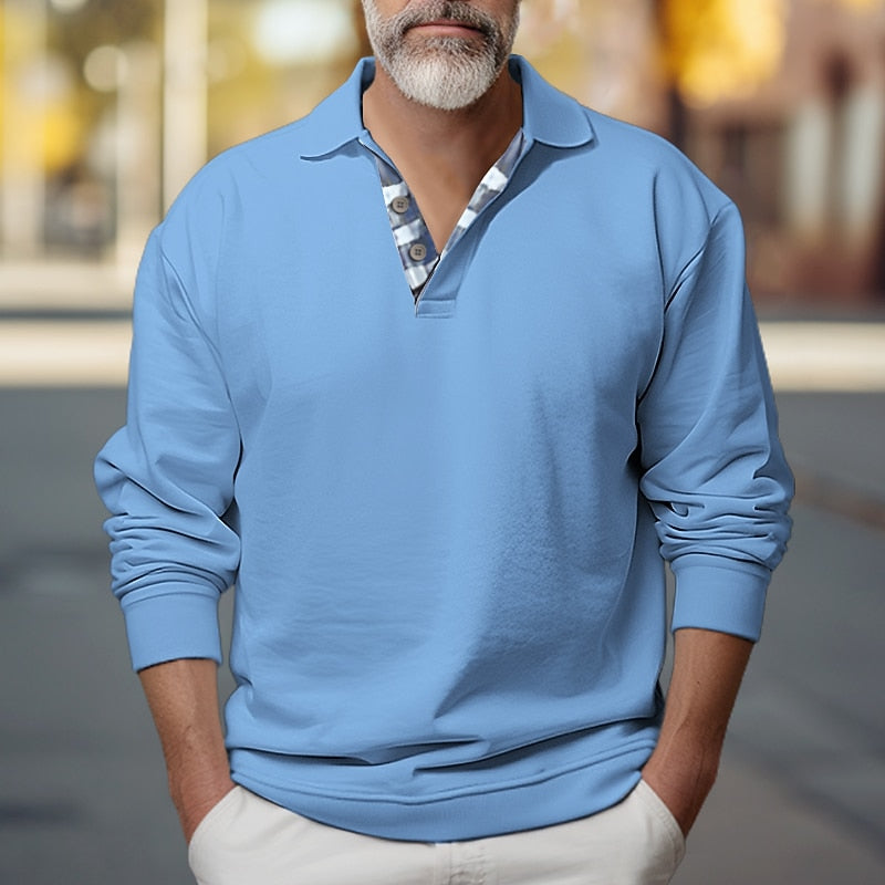 Griffin | Bluza z kołnierzykiem polo 1