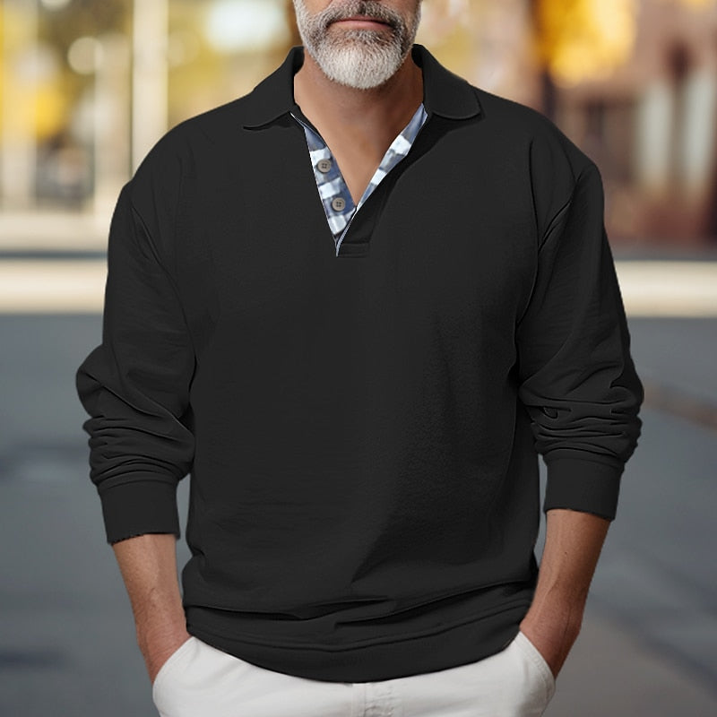 Griffin | Bluza z kołnierzykiem polo 2
