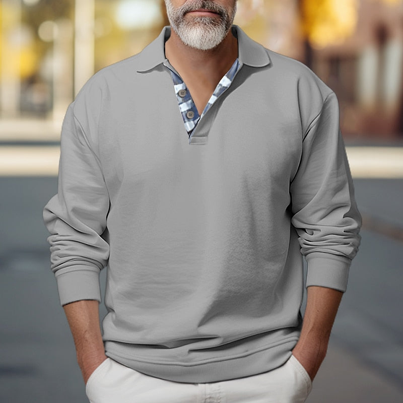 Griffin | Bluza z kołnierzykiem polo 4