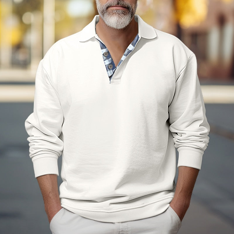 Griffin | Bluza z kołnierzykiem polo 5