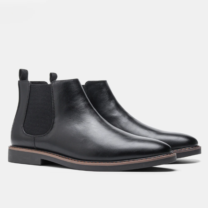 Męskie sztyblety z elastycznymi wstawkami