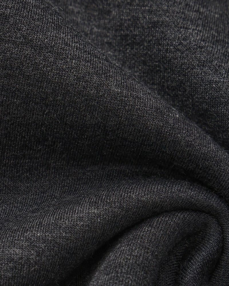 Męski sweter z okrągłym dekoltem i długim rękawem