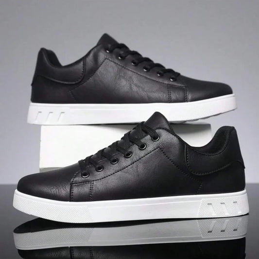 Męskie sneakersy sznurowane z grubą podeszwą