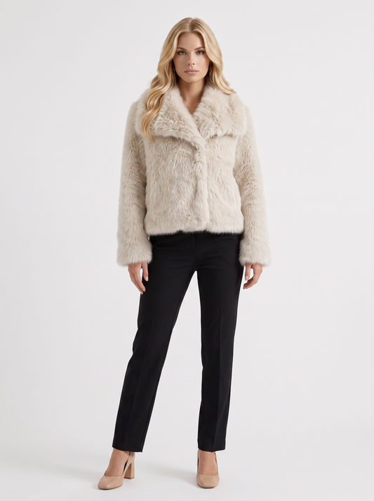 Kurtka Talia Shaggy - Off White 0