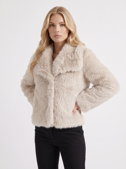 Kurtka Talia Shaggy - Off White 2