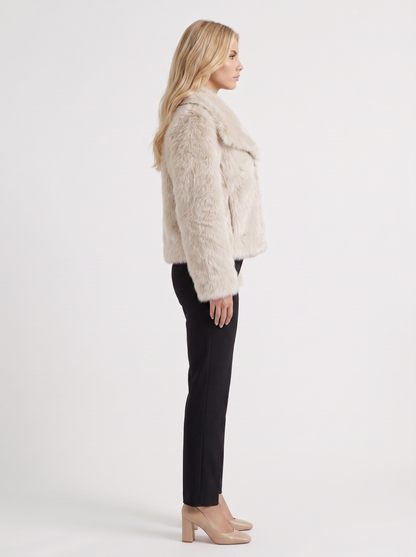 Kurtka Talia Shaggy - Off White 3