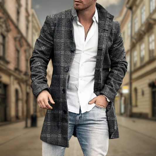 LAURENT MONACO | ELEGANCKI PŁASZCZ MĘSKI 2