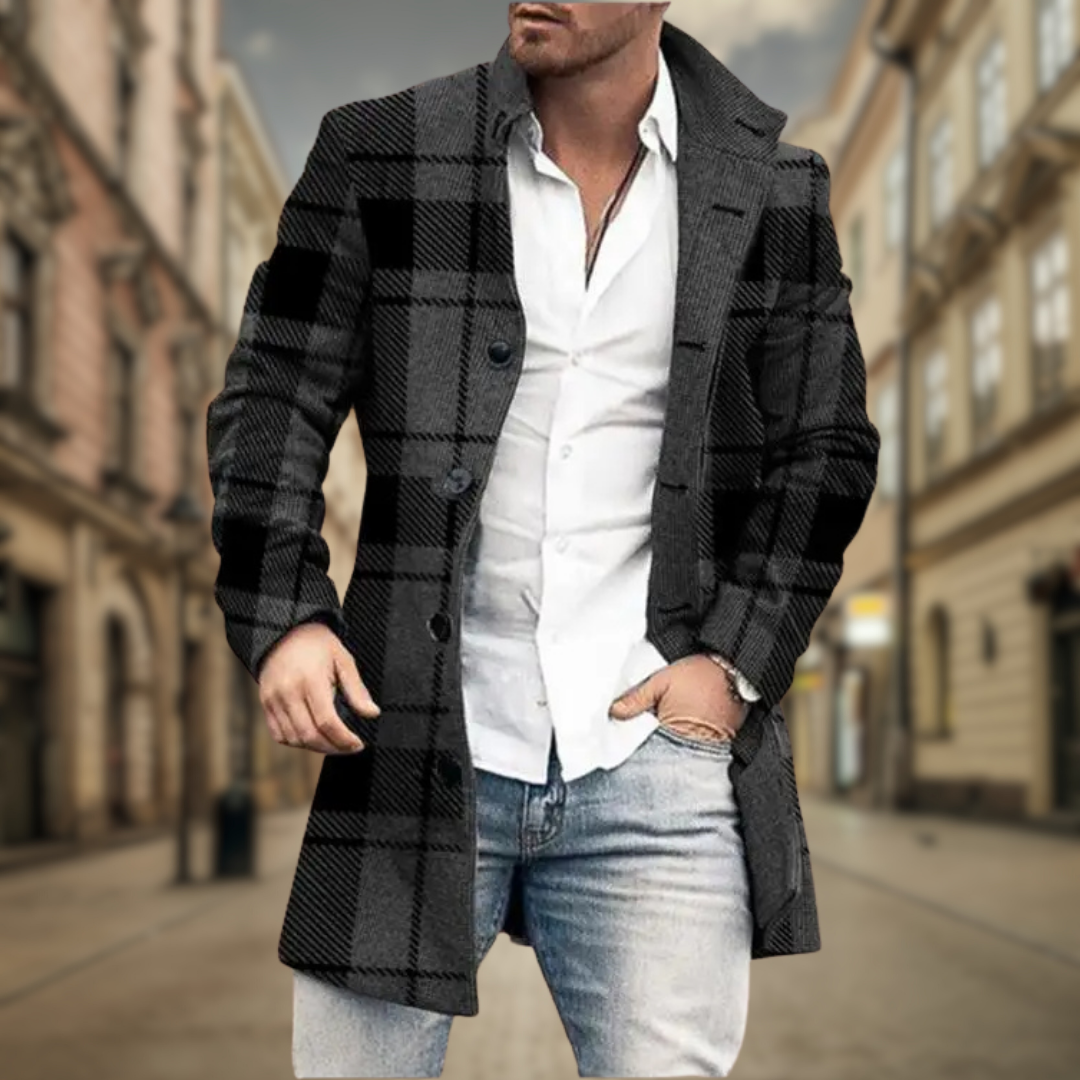 LAURENT MONACO | ELEGANCKI PŁASZCZ MĘSKI 3