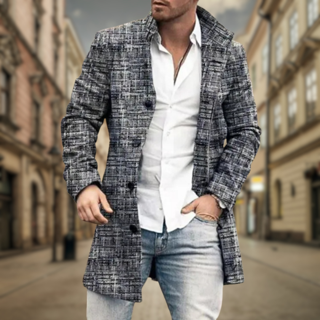 LAURENT MONACO | ELEGANCKI PŁASZCZ MĘSKI 4