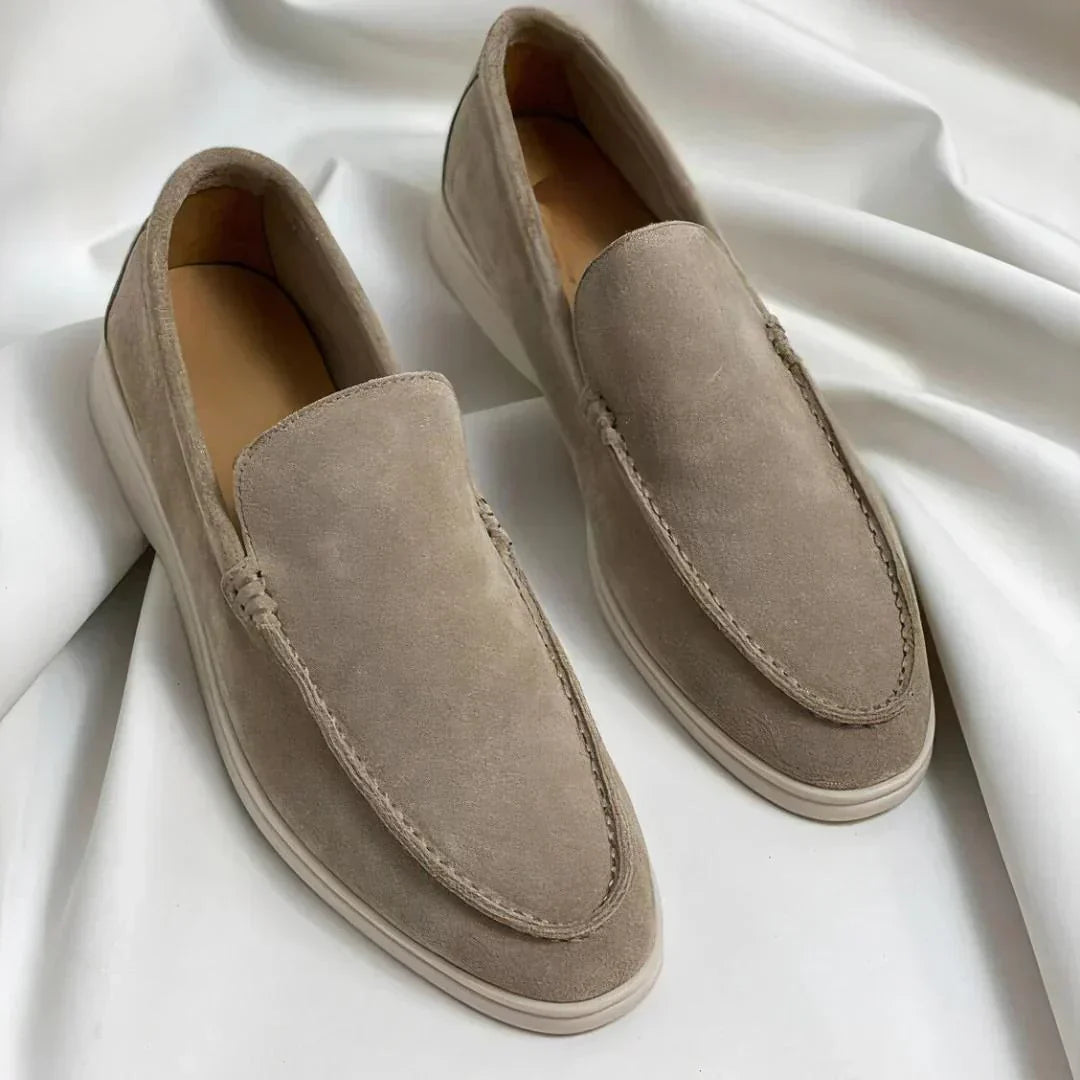 LAURENT MONAKO | ELEGANCKIE Zamszowe mokasyny 2