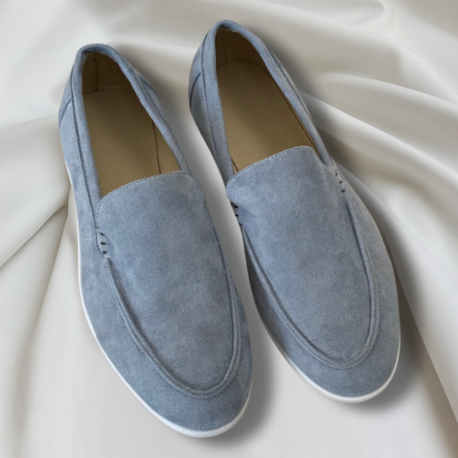 LAURENT MONAKO | ELEGANCKIE Zamszowe mokasyny 4