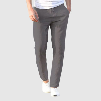 LEKKIE SPODNIE LNIANE 2