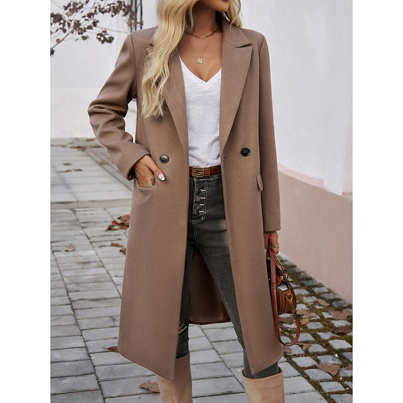 Lucia | Dopasowany długi płaszcz 8