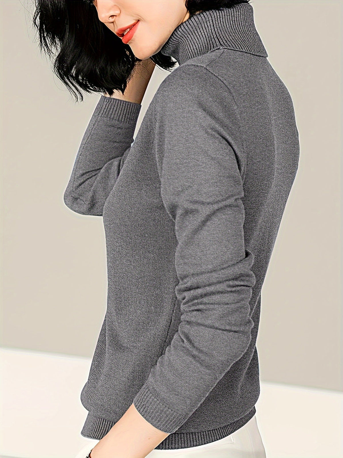 Maribel | Elegancki sweter z golfem 2
