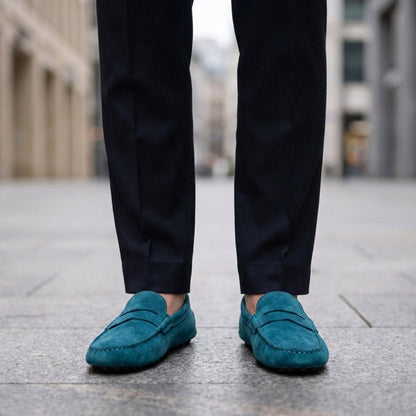Mokasyny Fiesole Suede Penny Loafers 1
