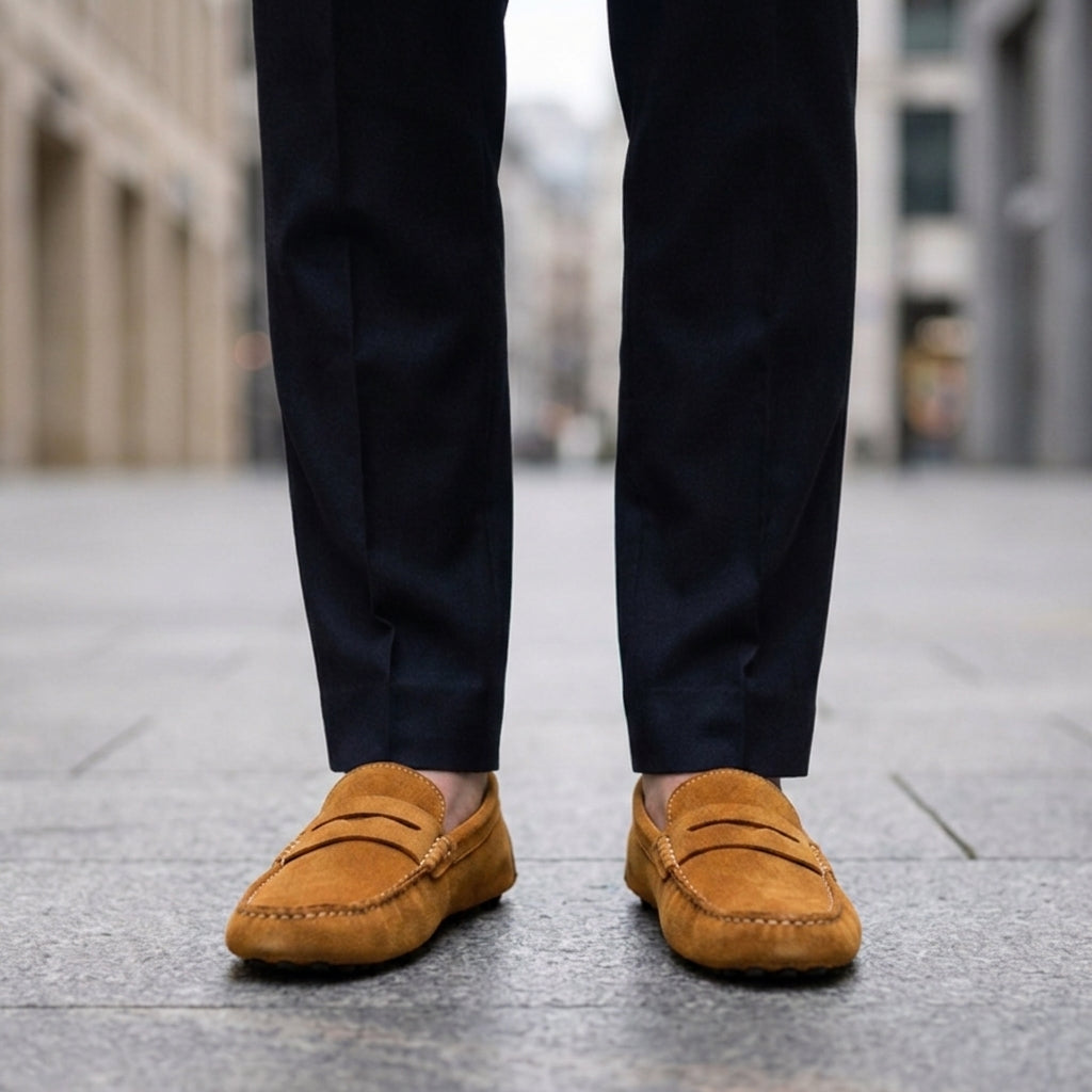 Mokasyny Fiesole Suede Penny Loafers 2