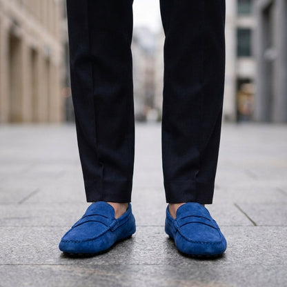 Mokasyny Fiesole Suede Penny Loafers 4