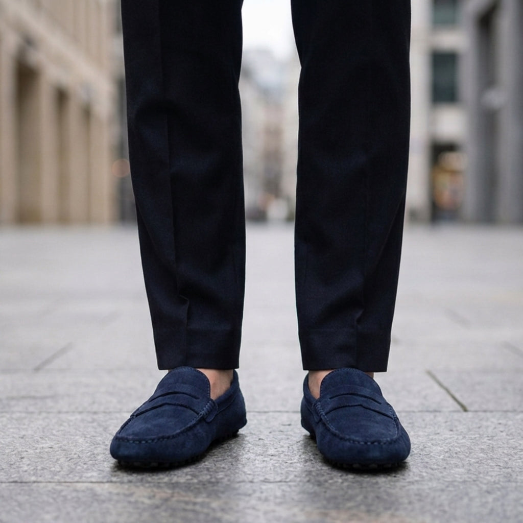 Mokasyny Fiesole Suede Penny Loafers 5