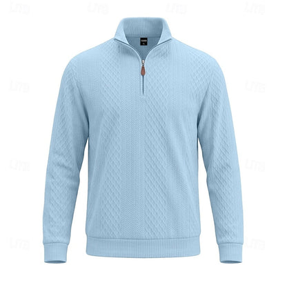 Nash | Teksturowany sweter z zamkiem błyskawicznym 4