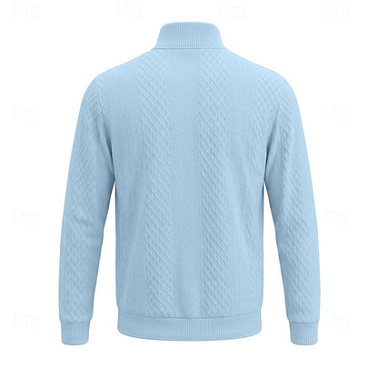 Nash | Teksturowany sweter z zamkiem błyskawicznym 5