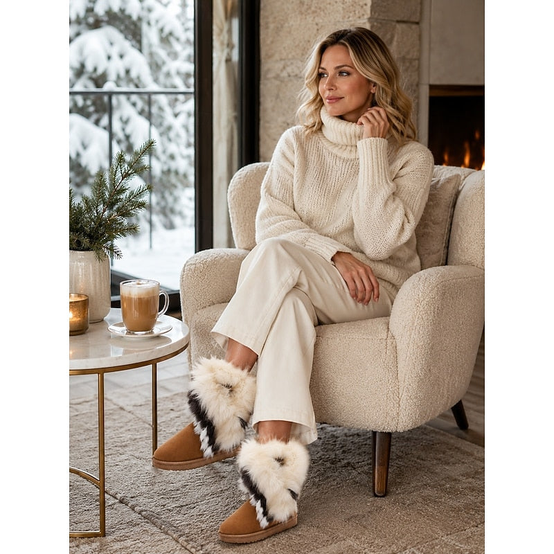 Ramona | Zimowe buty z puszystym wykończeniem 5