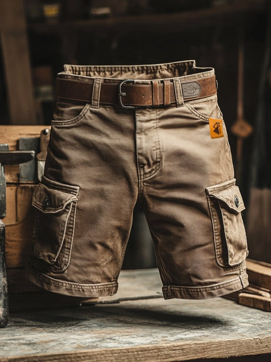 SZORTY CARGO W STYLU VINTAGE DLA MĘŻCZYZN 0