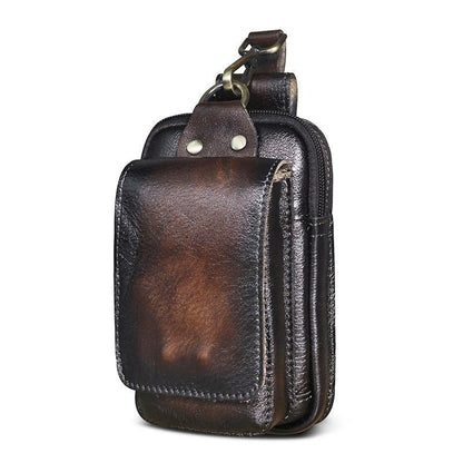 Skórzana Męska Saszetka Nerka - LeatherGuard Pro 2