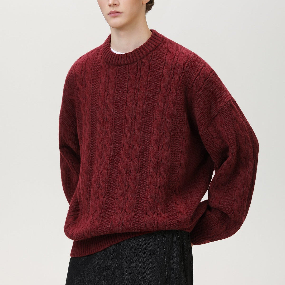 Sweter Arbury Cable-Knit 7