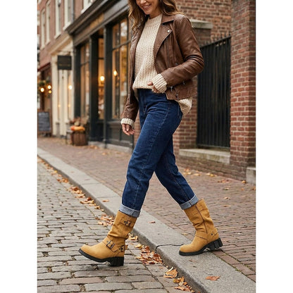 Sylvia | Buty motocyklowe do połowy łydki z klamrą 6