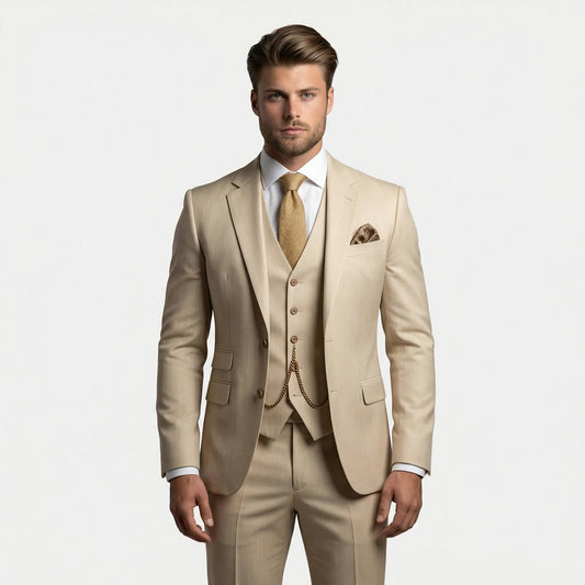 Trzyczęściowy garnitur slim fit - Yannick 0