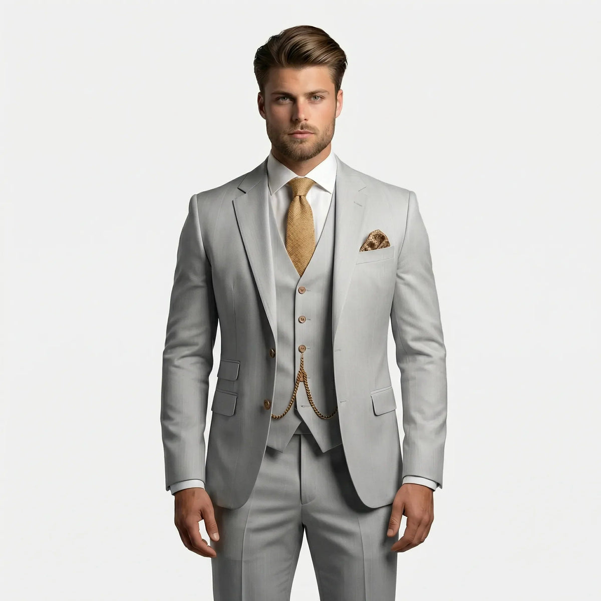 Trzyczęściowy garnitur slim fit - Yannick 4
