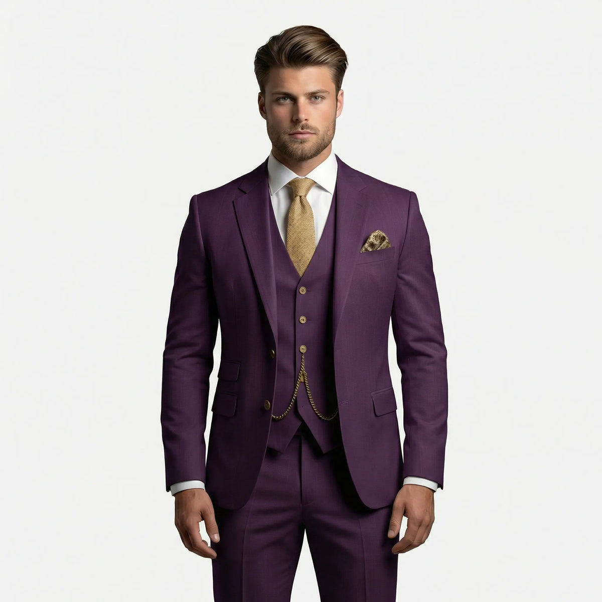 Trzyczęściowy garnitur slim fit - Yannick 7