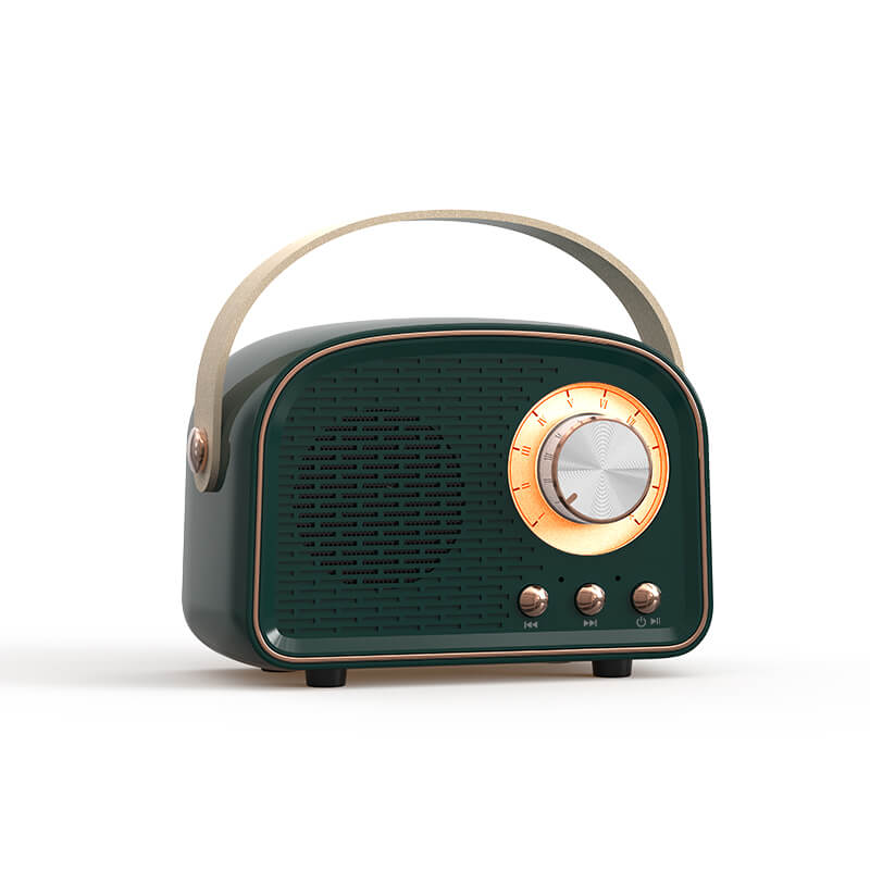 Vintage Bluetooth głośnik z radioodbiornikiem FM – RetroVibe 2