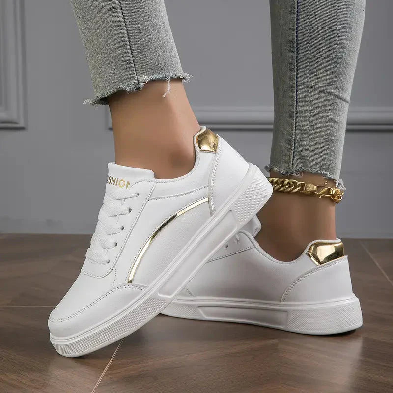Wygodne Damskie Buty Sportowe | Klasyczne Tenisówki Casual 0