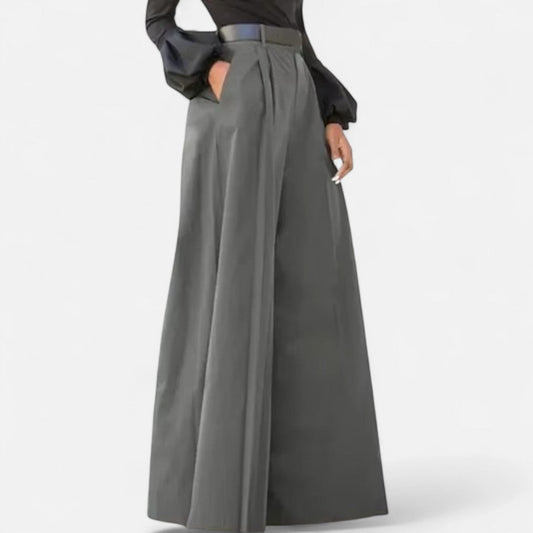 Zara Elegance Pants | Wide Leg, High Waist, Lightweight 0